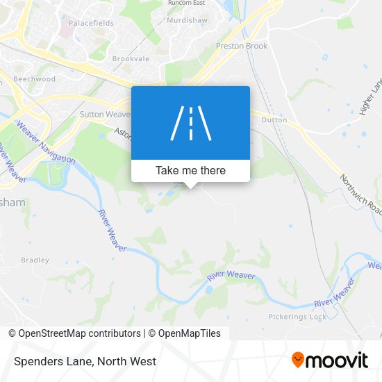 Spenders Lane map