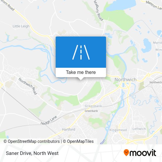 Saner Drive map