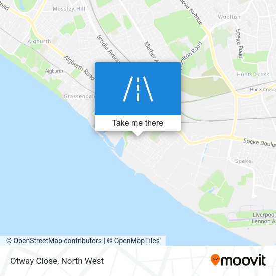 Otway Close map