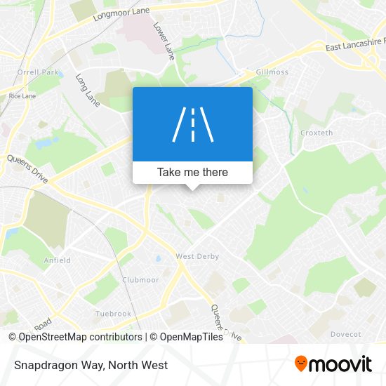 Snapdragon Way map