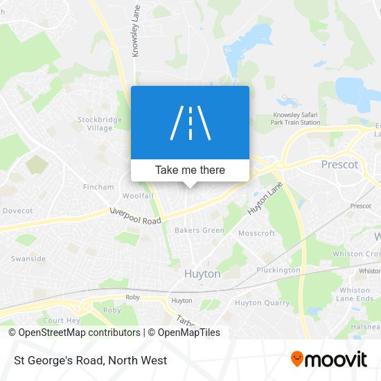 St George's Road map