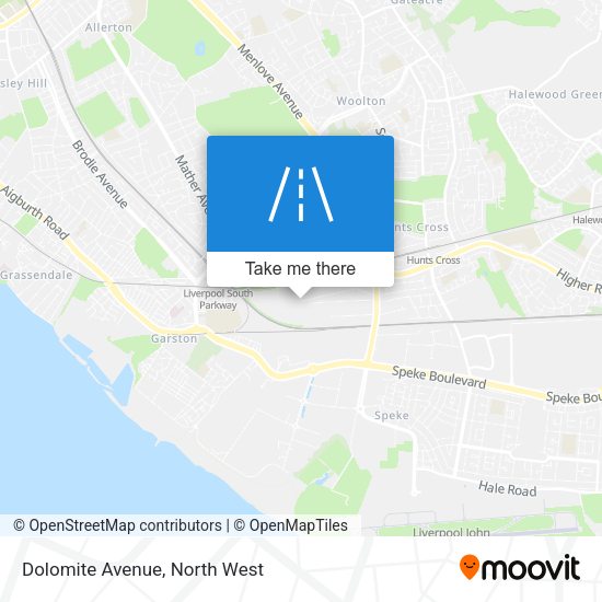 Dolomite Avenue map