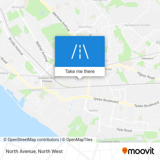 North Avenue map
