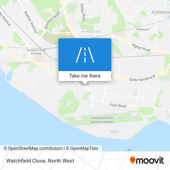 Watchfield Close map
