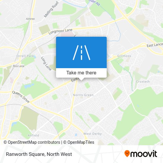 Ranworth Square map