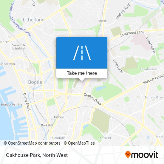 Oakhouse Park map