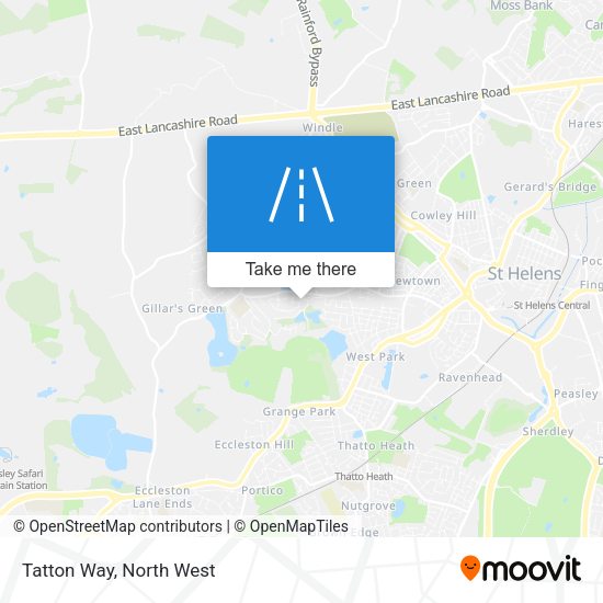 Tatton Way map