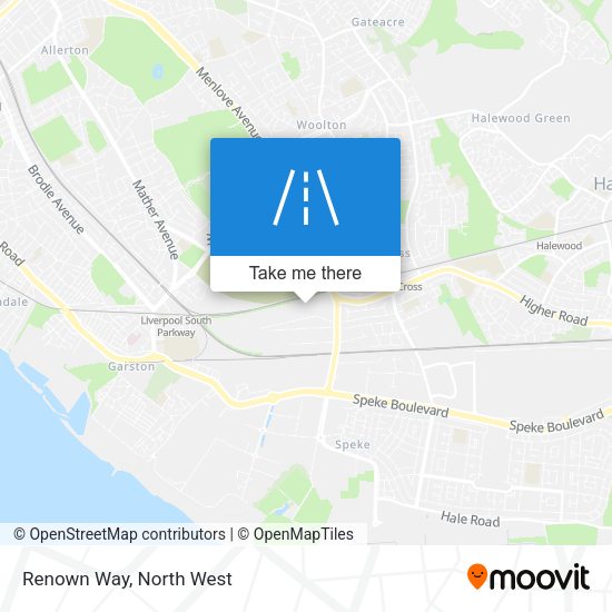 Renown Way map