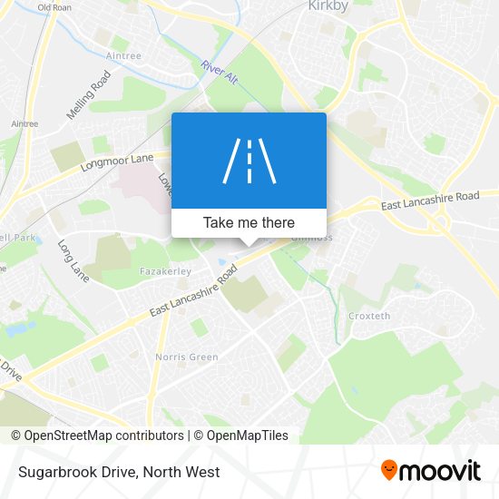 Sugarbrook Drive map