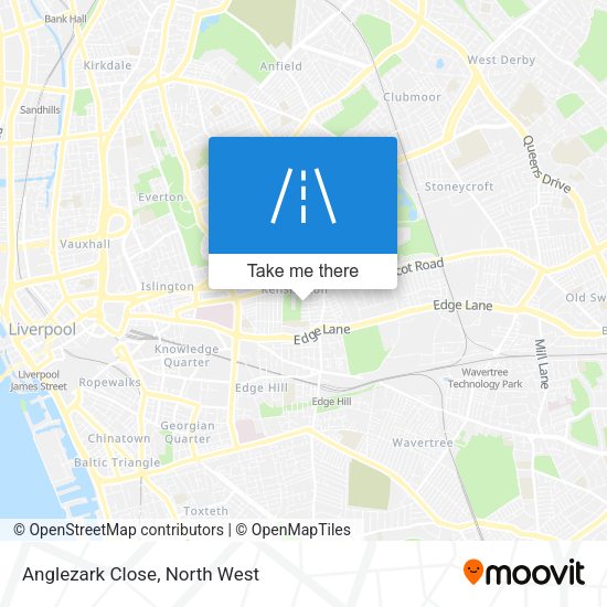 Anglezark Close map