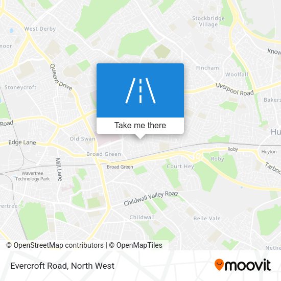 Evercroft Road map