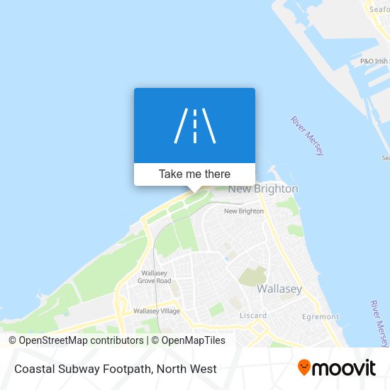 Coastal Subway Footpath map
