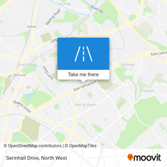 Serinhall Drive map