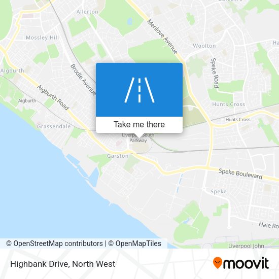 Highbank Drive map