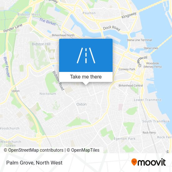 Palm Grove map