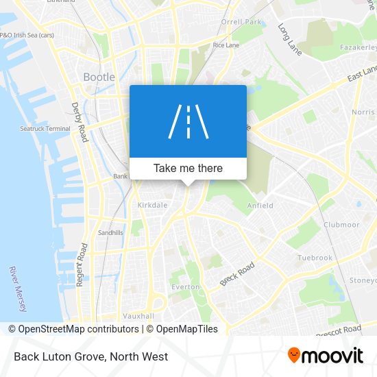 Back Luton Grove map