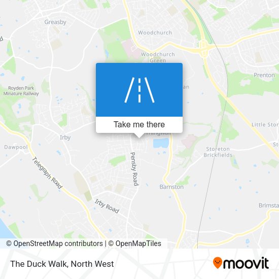 The Duck Walk map