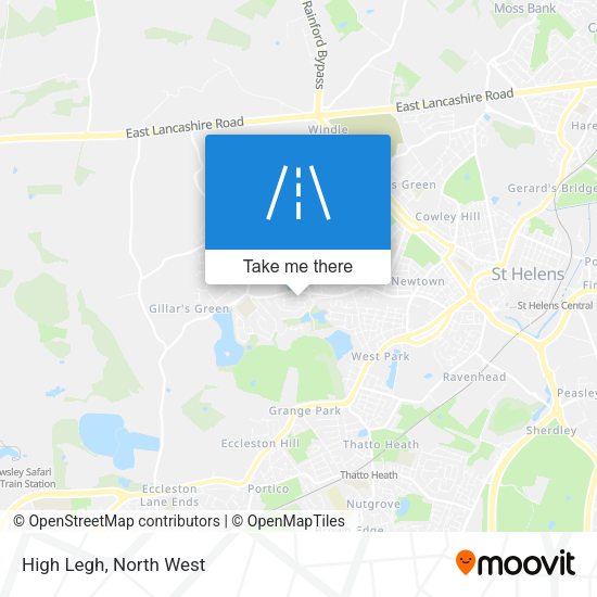 High Legh map