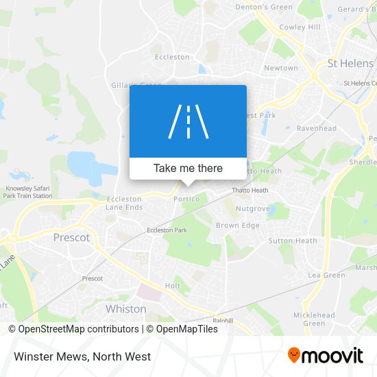 Winster Mews map