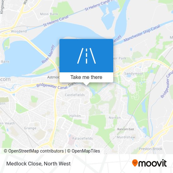 Medlock Close map