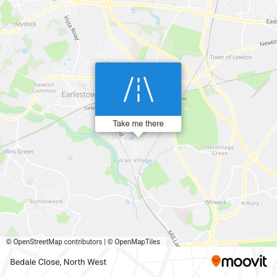 Bedale Close map