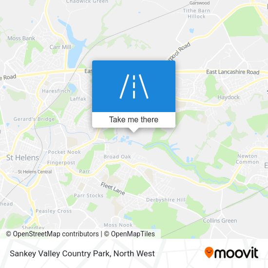 Sankey Valley Country Park map