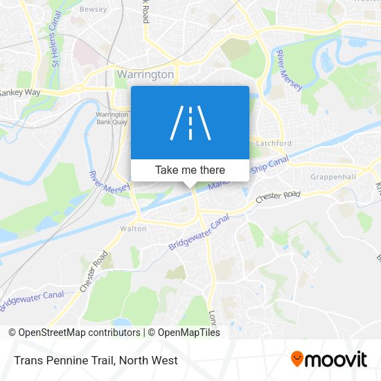 Trans Pennine Trail map