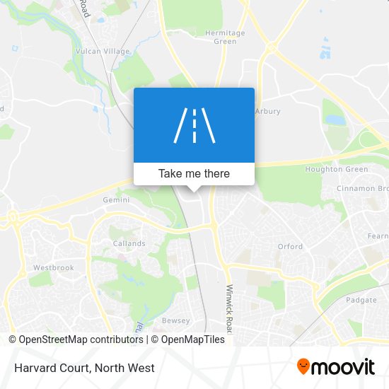 Harvard Court map