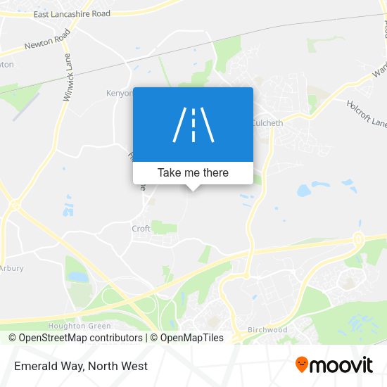 Emerald Way map