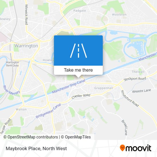 Maybrook Place map