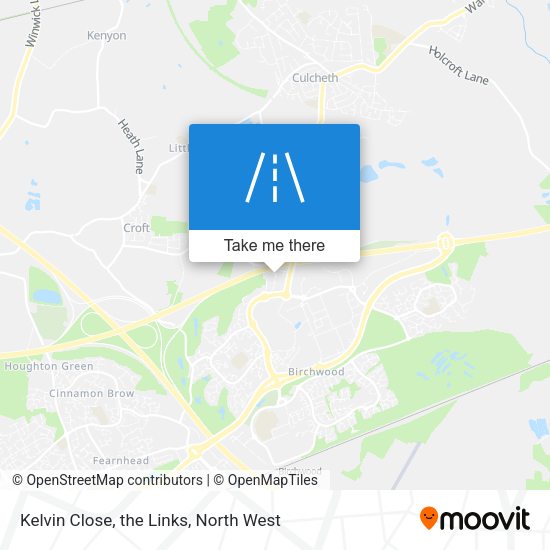 Kelvin Close, the Links map