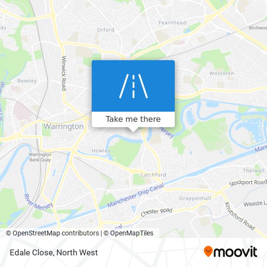 Edale Close map