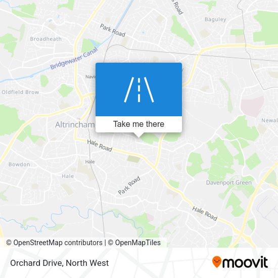 Orchard Drive map