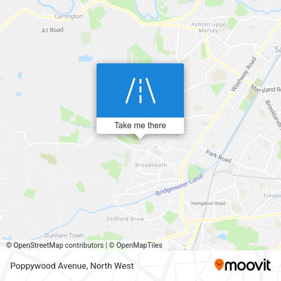Poppywood Avenue map