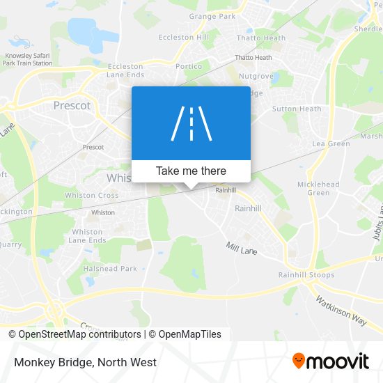 Monkey Bridge map