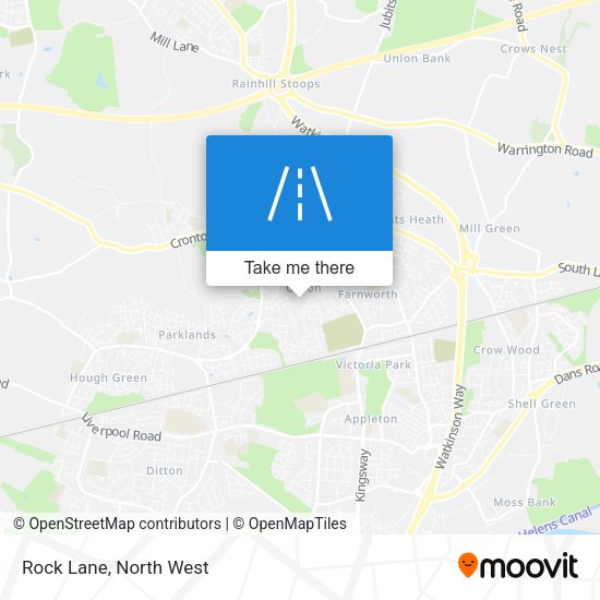 Rock Lane map