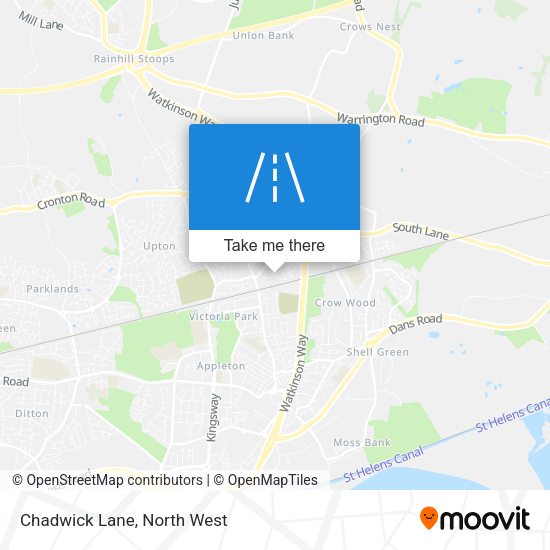 Chadwick Lane map