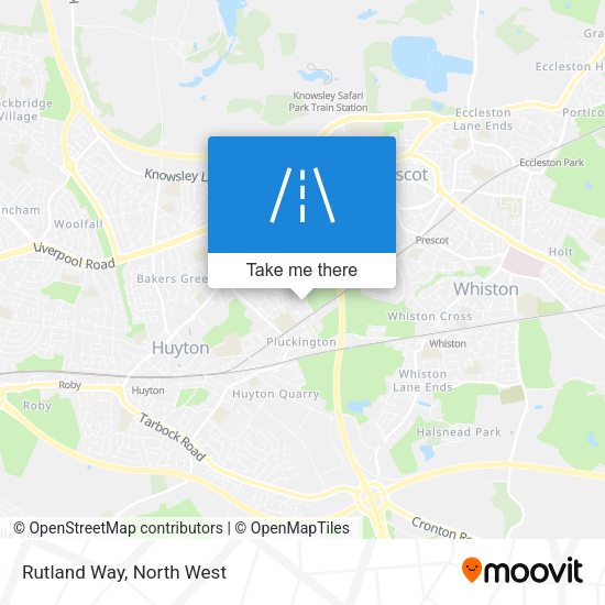 Rutland Way map