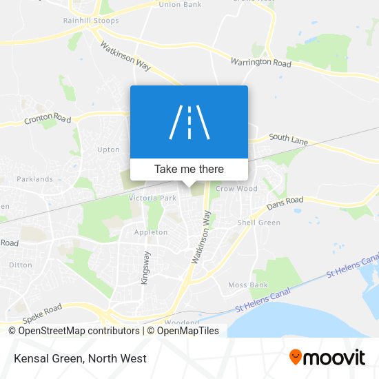 Kensal Green map