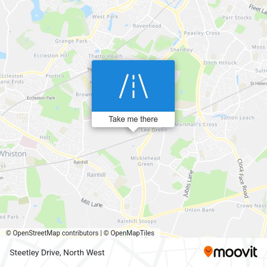 Steetley Drive map