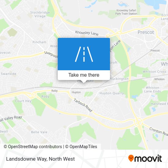 Landsdowne Way map