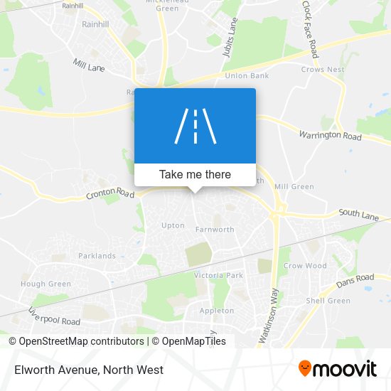 Elworth Avenue map