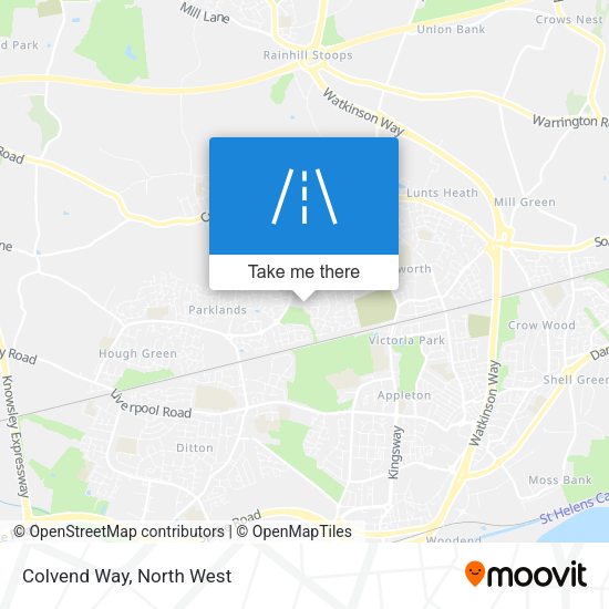 Colvend Way map