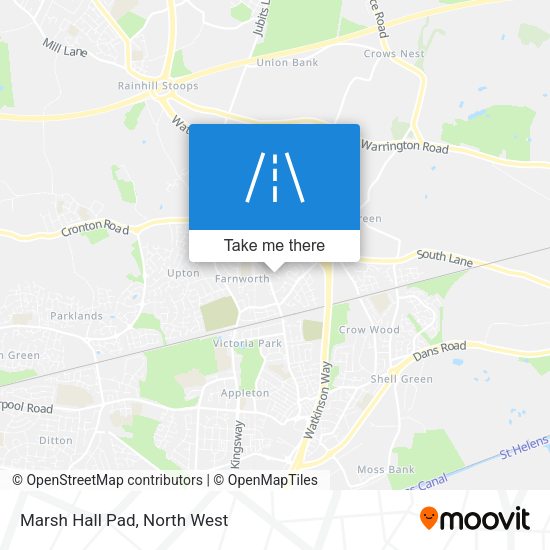 Marsh Hall Pad map