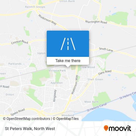 St Peters Walk map