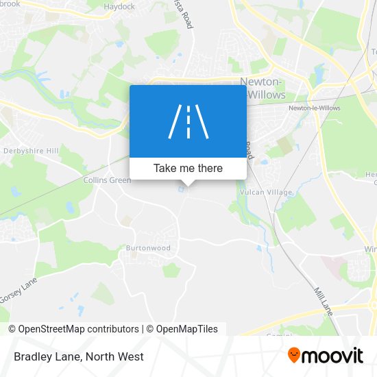 Bradley Lane map