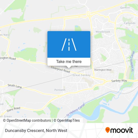 Duncansby Crescent map