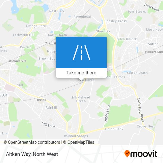 Aitken Way map