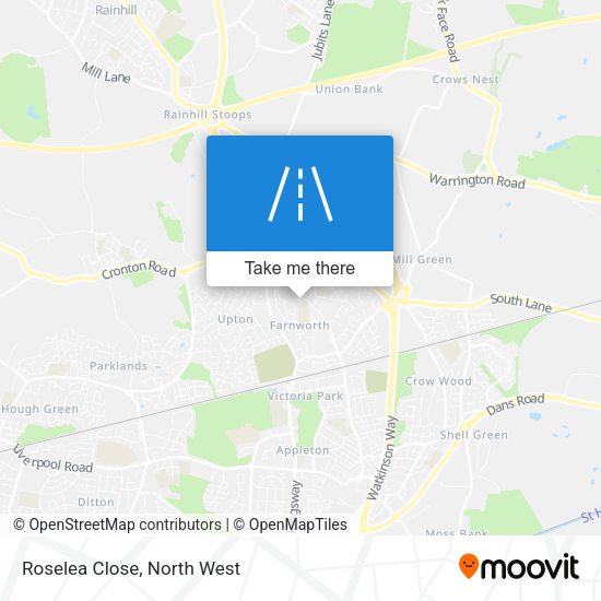 Roselea Close map