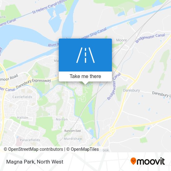 Magna Park map